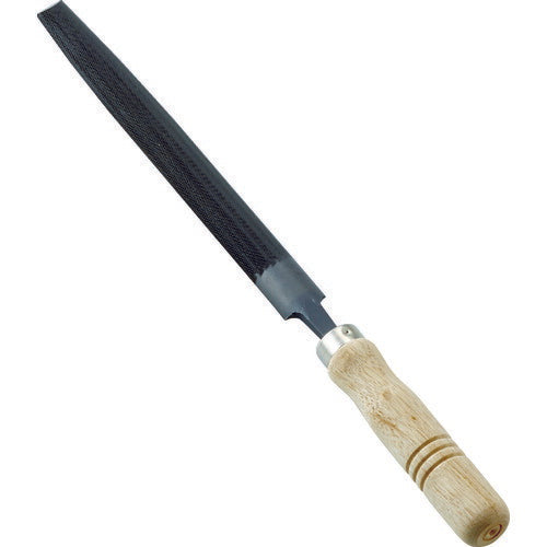 TRUSCO 鉄工用ヤスリ 木柄付 半丸 中目 刃長200 THA20002S トラスコ