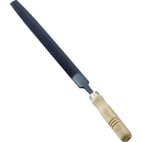 TRUSCO 鉄工用ヤスリ 木柄付 半丸 中目 刃長250 THA25002S トラスコ