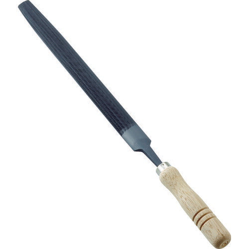 TRUSCO 鉄工用ヤスリ 木柄付 半丸 中目 刃長300 THA30002S トラスコ