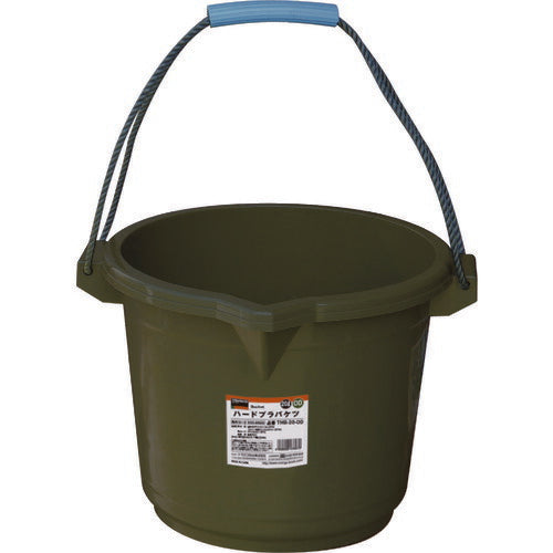 TRUSCO ハードプラバケツ 20L OD色 THB20OD トラスコ