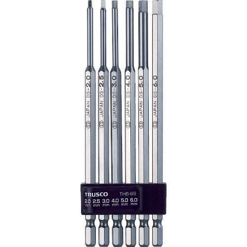 TRUSCO ロング六角ビットセット THBL6S トラスコ