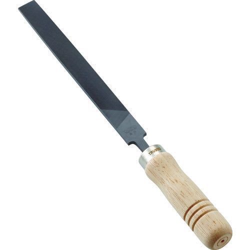 TRUSCO 鉄工用ヤスリ 木柄付 平 細目 刃長150 THI15003S トラスコ