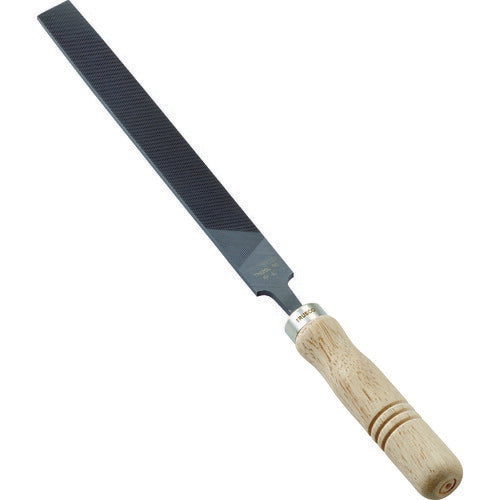 TRUSCO 鉄工用ヤスリ 木柄付 平 中目 刃長200 THI20002S トラスコ