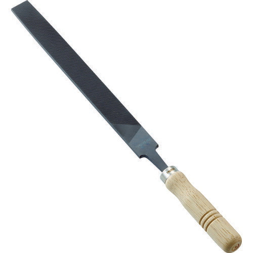 TRUSCO 鉄工用ヤスリ 木柄付 平 中目 刃長250 THI25002S トラスコ