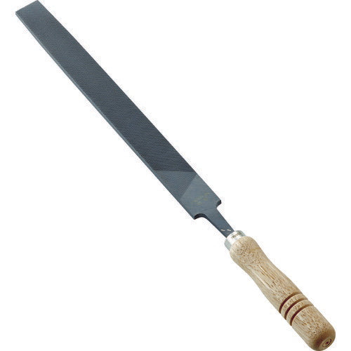 TRUSCO 鉄工用ヤスリ 木柄付 平 荒目 刃長300 THI30001S トラスコ