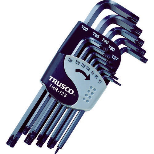 TRUSCO ヘックスローブレンチセット 12本入 THR12S トラスコ