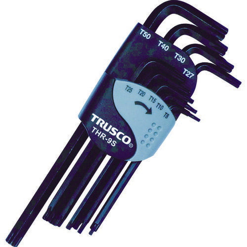 TRUSCO ヘックスローブレンチセット 9本入 THR9S トラスコ