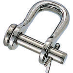 TRUSCO ワリピン式半丸シャックル ステンレス製 6mm (1個=1袋) THS6W トラスコ