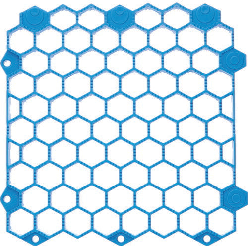 TRUSCO 抗菌・防炎ジョイントスノコ 土足用 ブルー TJDDS15BL トラスコ