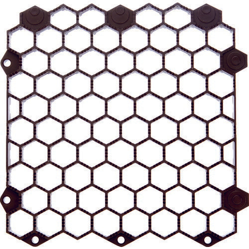 TRUSCO 抗菌・防炎ジョイントスノコ 土足用 ブラウン TJDDS15BR トラスコ