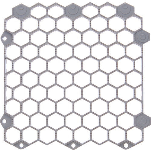 TRUSCO 抗菌・防炎ジョイントスノコ 土足用 グレー TJDDS15GY トラスコ