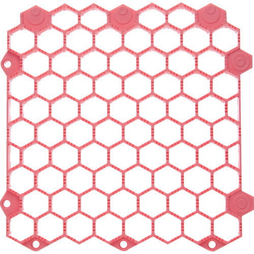TRUSCO 抗菌・防炎ジョイントスノコ 土足用 ピンク TJDDS15P トラスコ