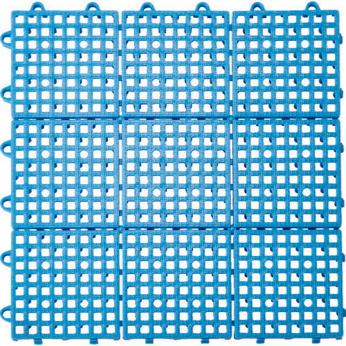 TRUSCO 抗菌・防炎ジョイントスノコ ブルー TJSD30BL トラスコ
