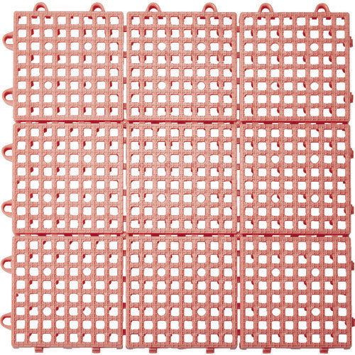 TRUSCO 抗菌・防炎ジョイントスノコ ピンク TJSD30P トラスコ