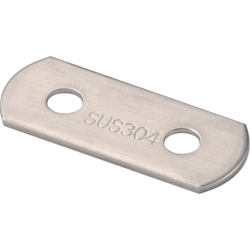 TRUSCO ジョイント金具19型フラット ステンレス 長サ50 穴数2 TK19F2S トラスコ