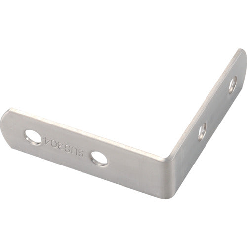 TRUSCO ジョイント金具19型L ステンレス 寸法64X64 穴数4 TK19L4AS トラスコ