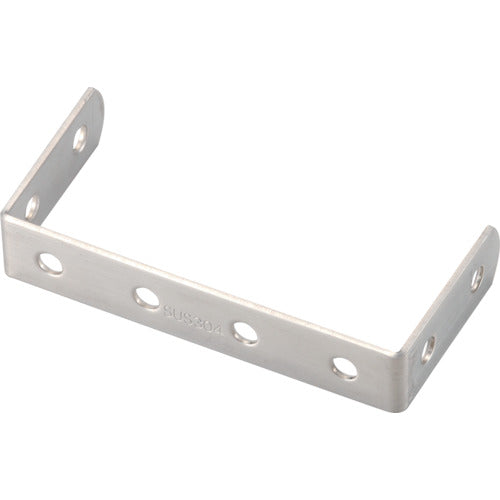 TRUSCO ジョイント金具19型U ステンレス 寸法102X52 穴数8 TK19U8AS トラスコ