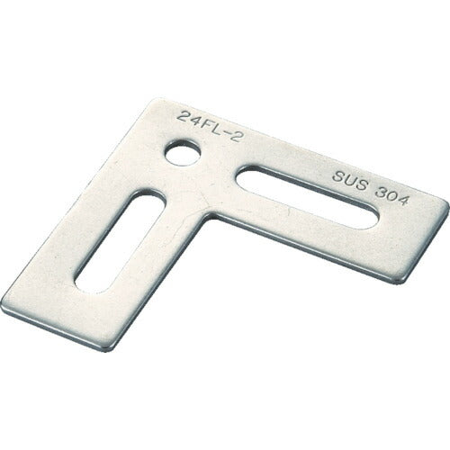 TRUSCO ジョイント金具24型フラット クロム 寸法65X65 穴数3 TK24FL2C トラスコ