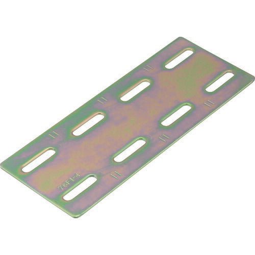 TRUSCO ジョイント金具76型フラット クロメート 76X295 穴数12 TK76F6CMA トラスコ