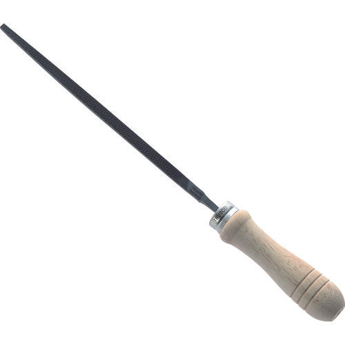 TRUSCO 鉄工用ヤスリ 木柄付 角 中目 刃長200 TKA20002S トラスコ