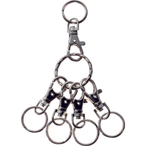 TRUSCO キーホルダー リング シルバー TKHRSV トラスコ