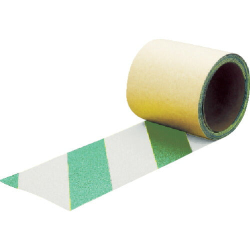 TRUSCO 蛍光ノンスリップテープ 屋外用 50mmX3m グリーン・ホワイト TKNS50GW トラスコ