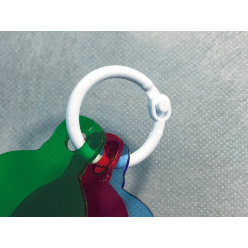 TRUSCO 樹脂製カードリング 3.0mmXΦ20mm 10個入 TKRJ20 トラスコ