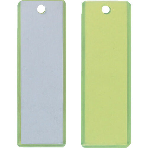 TRUSCO 掛名札 3x90x28mm 蛍光イエロー/クリア TKT1 トラスコ