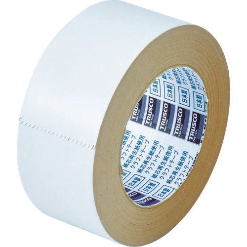 TRUSCO カラークラフトテープ 幅50mmX長サ50m ホワイト TKT50W トラスコ
