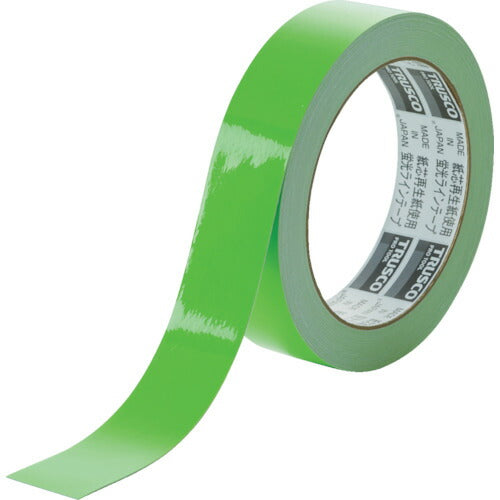 TRUSCO 蛍光ラインテープ25mmx10m グリーン TLK2510GN トラスコ