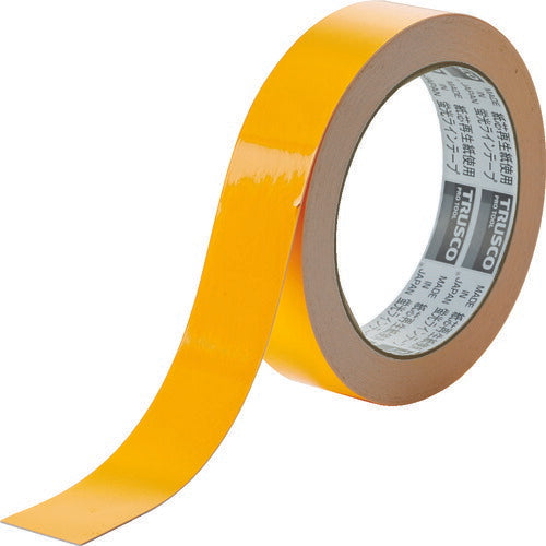 TRUSCO 蛍光ラインテープ25mmx10m オレンジ TLK2510O トラスコ