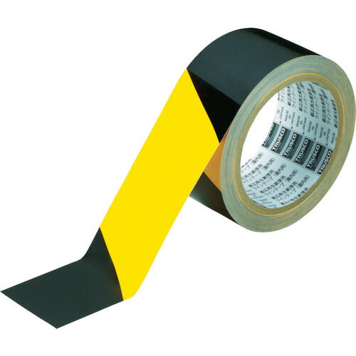 TRUSCO トララインテープ 黄黒 50mm×25m TLT50EABY トラスコ