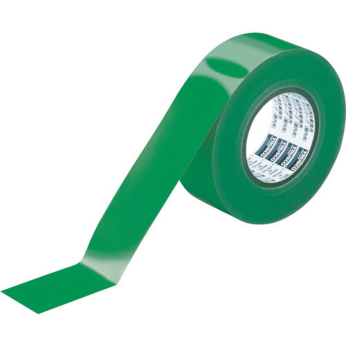 TRUSCO ラインテープ ゴミゼロタイプ 幅50mm×長サ50m グリーン TLTS50EGN トラスコ