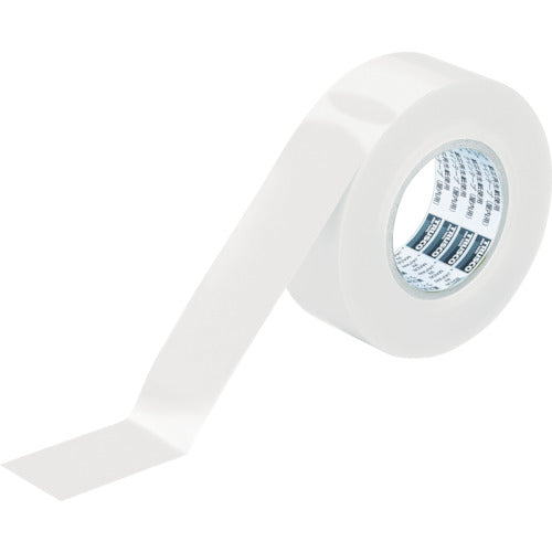 TRUSCO ラインテープ ゴミゼロタイプ 幅50mm×長サ50m ホワイト TLTS50EW トラスコ