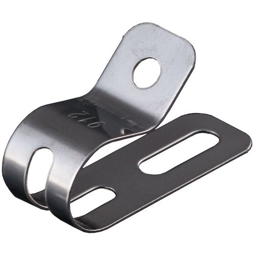 TRUSCO 片サドルPRO ステン 同軸ケーブル 適合ケーブルφ5.4~8.0 100個入リ TM2508S トラスコ