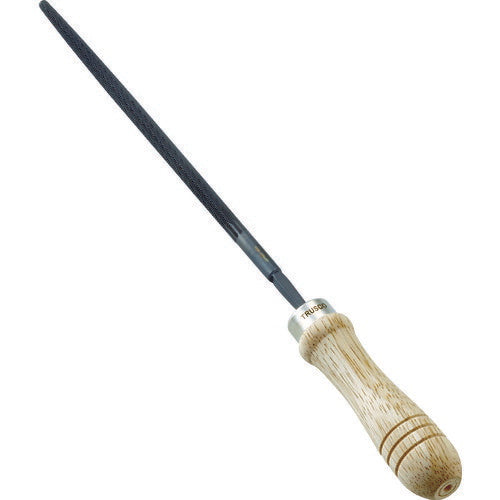 TRUSCO 鉄工用ヤスリ 木柄付 丸 中目 刃長150 TMA15002S トラスコ