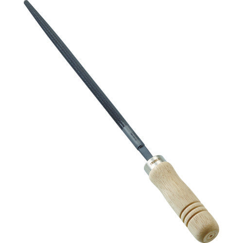 TRUSCO 鉄工用ヤスリ 木柄付 丸 中目 刃長200 TMA20002S トラスコ