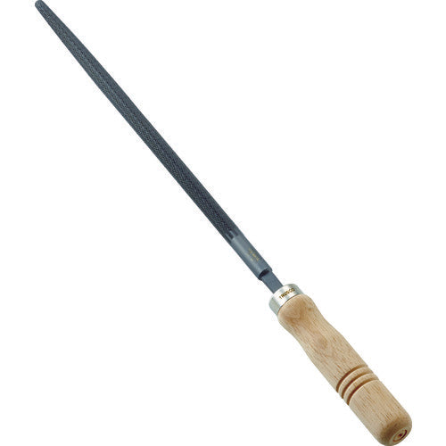 TRUSCO 鉄工用ヤスリ 木柄付 丸 中目 刃長250 TMA25002S トラスコ