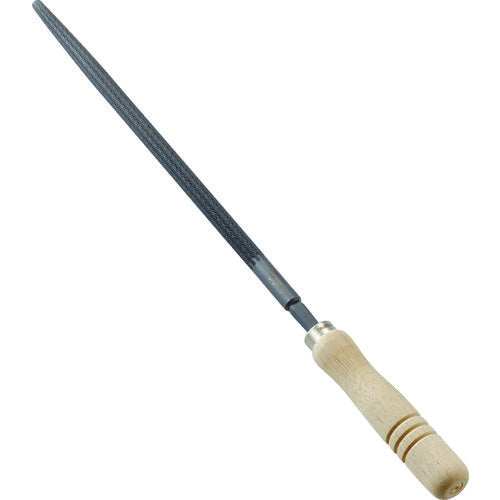 TRUSCO 鉄工用ヤスリ 木柄付 丸 中目 刃長300 TMA30002S トラスコ