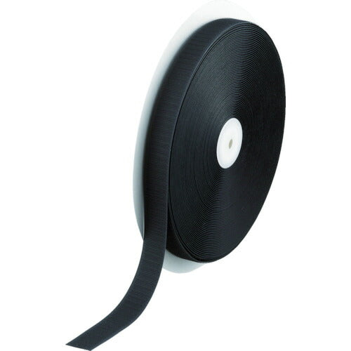 TRUSCO マジックテープ 縫製用A側 幅25mmX長サ25m 黒 TMAH2525BK トラスコ