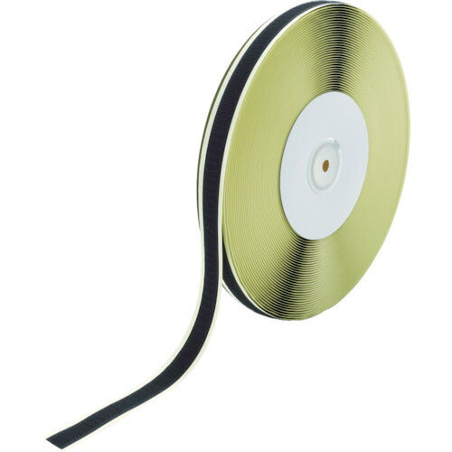 TRUSCO マジックテープ[[R下]] 糊付A側 16mm×25m 黒 TMAN1625BK トラスコ