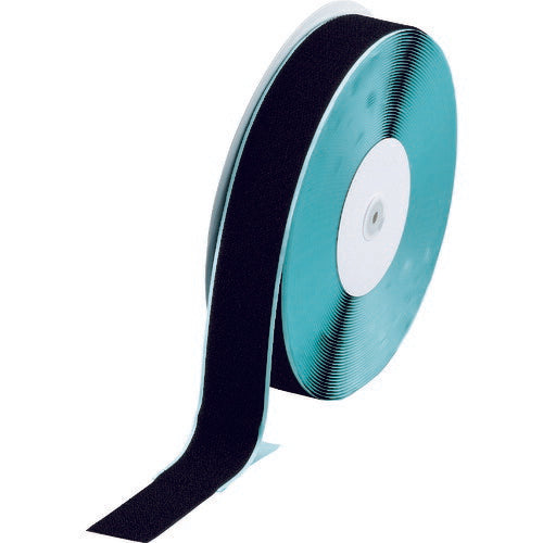 TRUSCO マジックテープ[[R下]] 糊付A側 幅50mmX長サ25m 黒 TMAN5025BK トラスコ