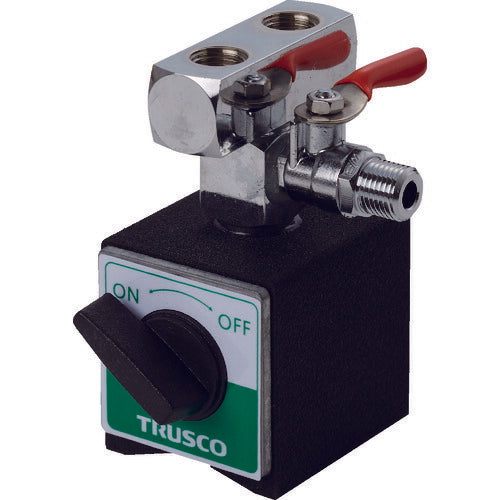 TRUSCO マグネットベースクーラント 2軸用 ノズルナシ TMBC2 トラスコ