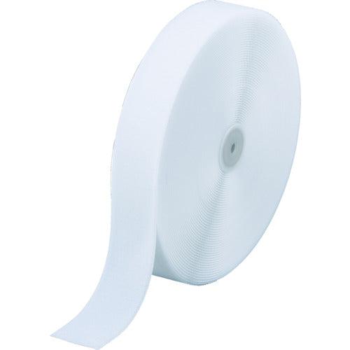 TRUSCO マジックテープ 縫製用B側 幅50mmX長サ25m 白 TMBH5025W トラスコ