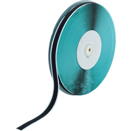 TRUSCO マジックテープ[[R下]] 糊付B側 16mm×25m 黒 TMBN1625BK トラスコ