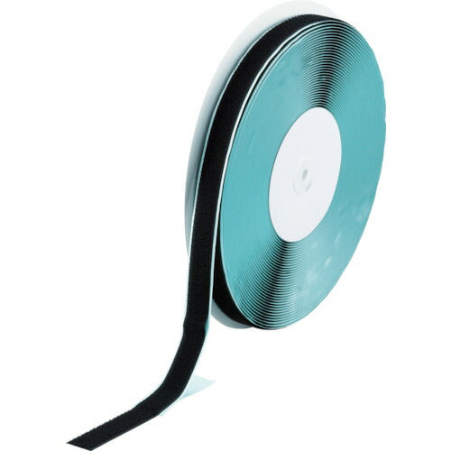 TRUSCO マジックテープ[[R下]] 糊付B側 幅25mmX長サ25m 黒 TMBN2525BK トラスコ