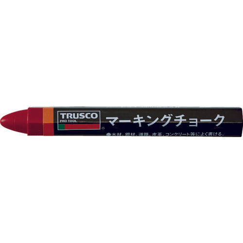 TRUSCO マーキングチョーク 赤 3本入 TMC19R トラスコ