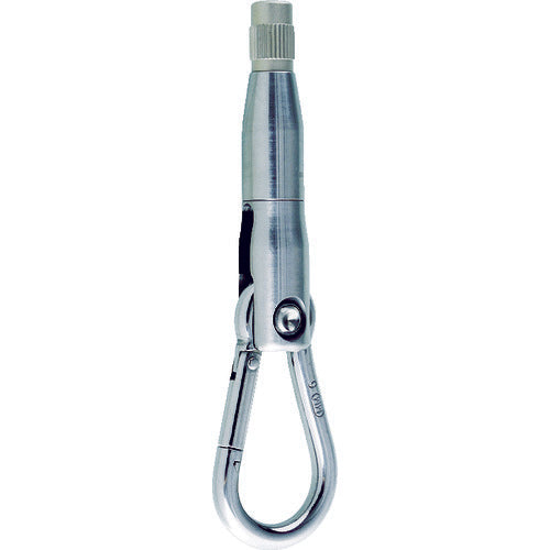 TRUSCO ワイヤーグリッパー スナップフック付キ ストッパーキャップ型 SUS TMF19S トラスコ