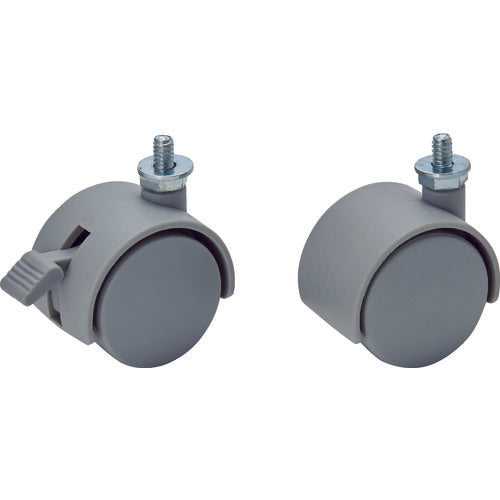 TRUSCO マグネットパーテーション用 キャスター2個組 TMGPC トラスコ