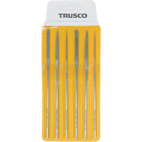 TRUSCO ダイヤモンドミニヤスリ 平・半丸・丸 6本組セット TMIS1 トラスコ
